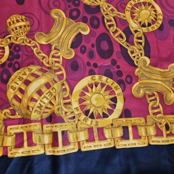 Authentic Celine Paris Silk Scarf - Picture 3 of 13